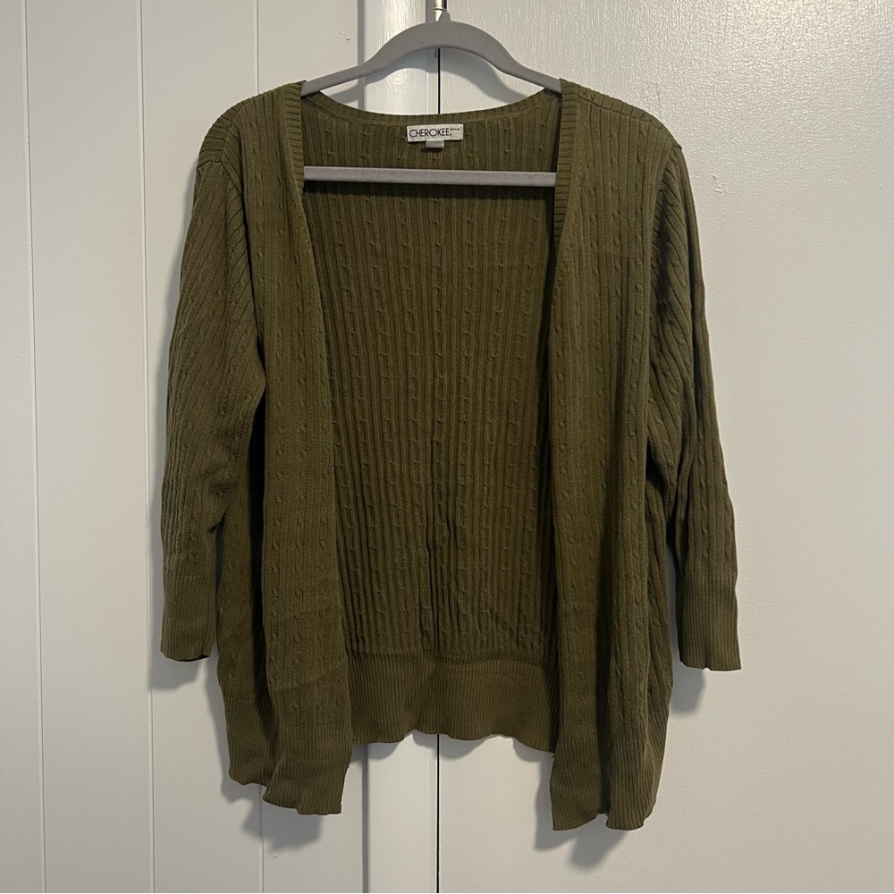 Green Cardigan
